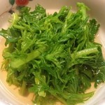 居食屋 わいるどふぁーむ  - からし菜の白だしお浸し