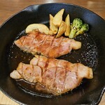 BISTRO KOUZO - しっとり豚肩ロースのグリル　BBQソース