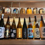 やさい巻き串屋 ねじけもん - 豊富な焼酎各種