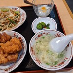 Shuukourou - 野菜炒めと唐揚げセットライス大盛