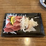 魚田 - ヒラとイカお刺身