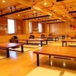 Shunkaikakou Ichiya - 広々店内は宴会110名まで対応可。人数に合わせて対応できます