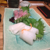 すし京辰 恵比寿店 - 刺身の盛り合わせ。イカ美味しかった！