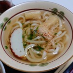 日乃出本店 - 令和6年5月 ランチタイム(12:00頃〜14:00)
ミニ丼セット 税込580円
ミニ玉子丼、ミニうどん、漬物