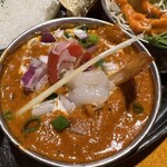 クレイジースパイス - エビカリーのアップ