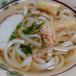 日乃出本店 - 令和6年5月 ランチタイム(12:00頃〜14:00)
ミニ丼セット 税込580円
ミニ玉子丼、ミニうどん、漬物