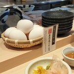 海鮮丼新太郎 - （期間限定）生たまごサービス（1人1個）