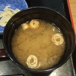 夢庵 - 味噌汁