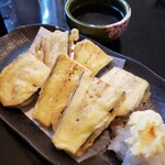 えんちゃん食堂 - なす天ぷら