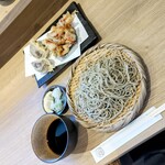 江戸そば マルノ - 北寄貝としいたけ天もり