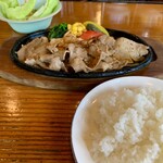 らんぷ - ポークジンジャー(ライス付き)