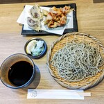 Edo Soba Maruno - 北寄貝としいたけ天もり