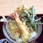 めし処 魚代Ⅱ - 201403　魚代　★ランチサービス（天丼）（500円）★天丼