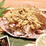 玄水 - 函館産毛がにの甲羅盛り