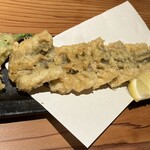 寿司と焼き鳥 大地 - 穴子天ぷら