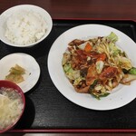 Gourakuen - ・「回鍋肉定食(¥880)」