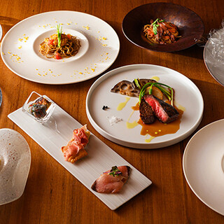 和食材を用いたイノベーティブな逸品が楽しめるディナーコース