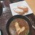 濵かつ - 料理写真:おかわりカツ　と赤味噌の味噌汁