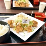 からあげ、定食、丼 がブリチキン。 - ネギ塩ソースがたまらない♡♡