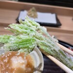 西麻布 天ぷら魚新 - コシアブラ！