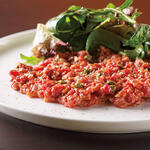 Wagyu beef sirloin Steak tartare