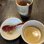 つる亀庵 - そば茶プリン