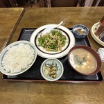 Suzuya Shokudou - ピーマン肉炒定食