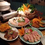 バーンソムデット - タイスキ鍋コース\５０００