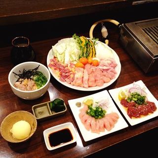 やき鶏や 雅 - 雅コース 名古屋コーチンもも肉使用した病みつきになる絶品料理をお召し上がり下さい♪