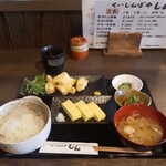 Kuishi Mboya Shin - ランチ　「とり天定食」　1000円税込