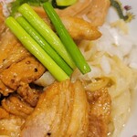 超多加水純手打ち麺 仁しむら - ニンニクの芽よ