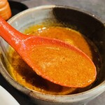 Tsukemen Gaku - EBIトマトつけ麺のつけ汁
