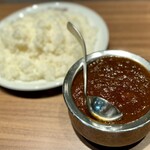 Deripuranari - コルマカレー（1300円）+ライス大盛（100円）