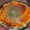 Hiroshima Fuu Okonomiyaki Momijiya - もみじ屋神田店(肉玉いか天そばダブル)