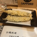 海鮮居酒屋 ありがとう - 通し ししゃも天ぷら！ 天ぷらサクサクで 腕が良いのがわかる