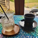 桐生の風 Fuu - ビネガソーダ、ホットコーヒー。