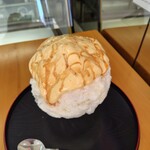 セボン丸三 - プリンかき氷(キャラメルソースありバージョン)