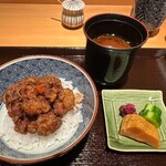 京都祇園 天ぷら圓堂 - シメの天丼