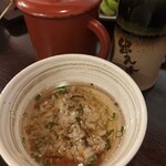 Sumibi Yaki Tori Oogiya - お焦げもしっかりあり、お茶碗3杯くらいありました。