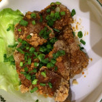 びっくりうどん - 〈2014/04〉レバー唐揚げ中華風（350円） ホッピーとの相性が最高！