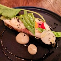 TOKYO Whisky Library - 鰆の低温調理　季節野菜のバーニャフレイダ