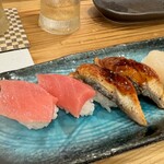 Shoutarou Sushi - 赤身 鰻 ホタテ