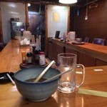 すきや橋ラーメン - モツ煮平らげた(｀_´)ゞ