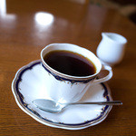 三和珈琲館 - セットのコーヒーは「マイルド・ブレンド」。+50円で「アイスコーヒー」も選べます。