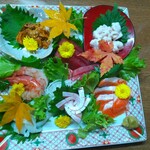 味の蔵どんつく - 刺し身盛り合わせ