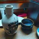 味の蔵どんつく - 浦霞熱燗