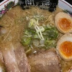 白馬童子 - しあわせ味玉ラーメン