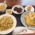 一輩子吉華 - 料理写真:トマトの卵の炒め定食、ミニ炒飯に変更1,200円♪