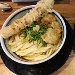 Udon Ganjin - 鶏ちく天 冷 特盛