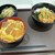 葉山町役場内食堂 - 料理写真:A定食(ミニカツ丼、ミニ山菜そば)、かけそば&天ぷらトッピング